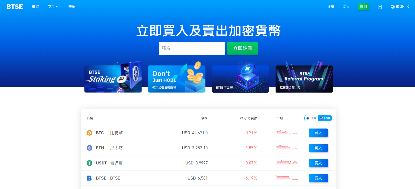 BTSE 加密衍生品交易所 BTSE 加密衍生品交易所