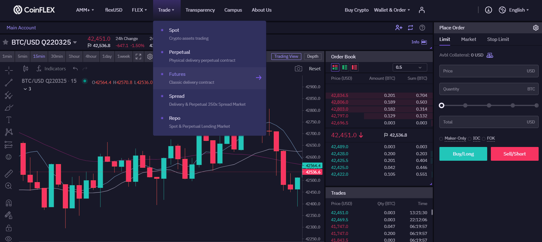 CoinFLEX 加密貨幣衍生品交易所 CoinFLEX 加密貨幣衍生品交易所