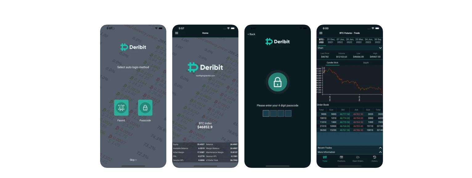 您可以下載 Deribit 移動應用程序 您可以下載 Deribit 移動應用程序
