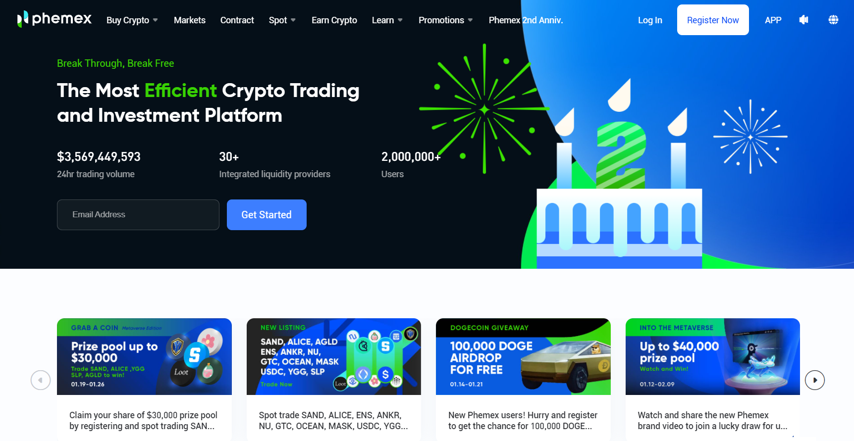 Phemex 加密貨幣衍生品交易平台 Phemex 加密貨幣衍生品交易平台